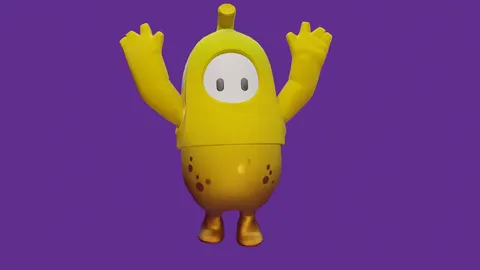 My Friend Pedro Fall Guys Model - Blender 3d models