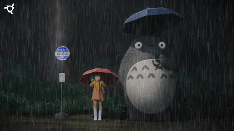 My Neighbour Totoro Scene - Blender scenes