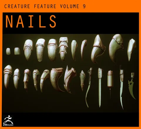 Character & Creature Nails - Blender 3d models