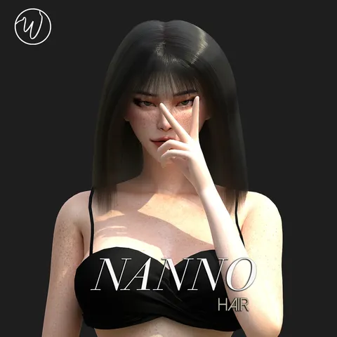 Nanno Hair - Blender 3d models