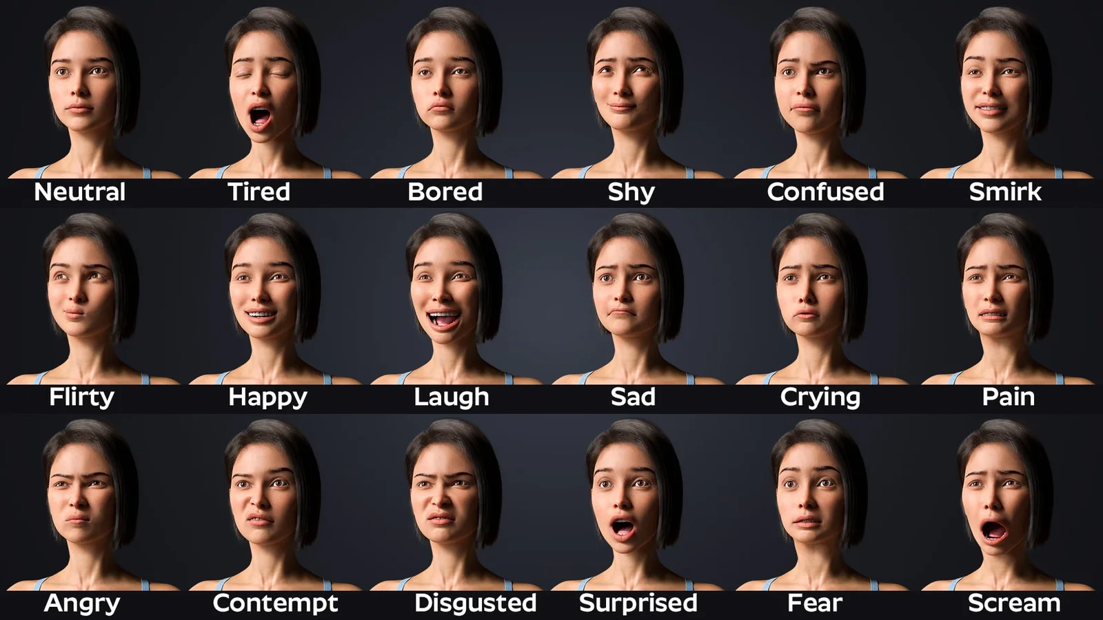 Natalia Realistic Character screenshot 6