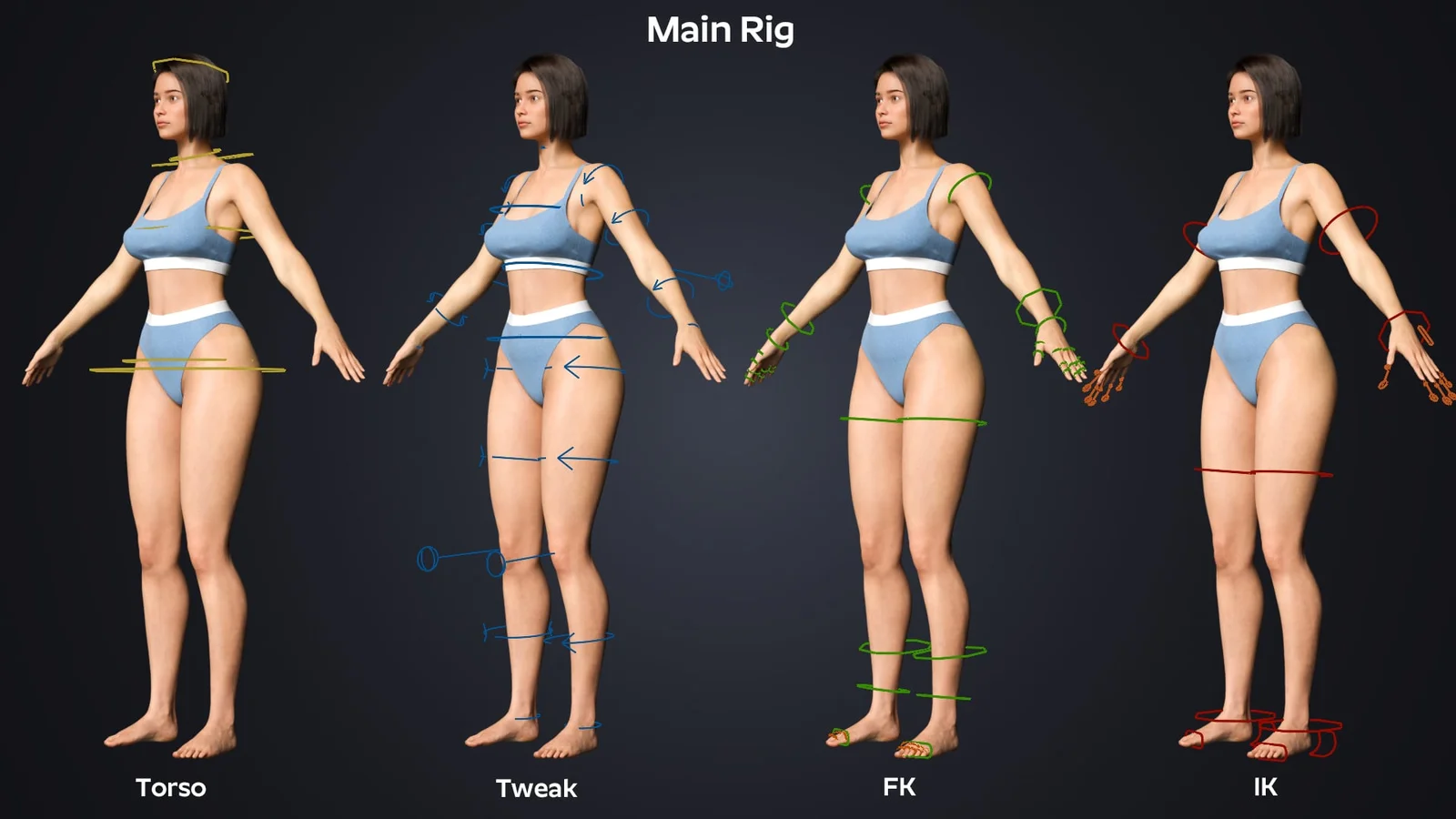 Natalia Realistic Character screenshot 7