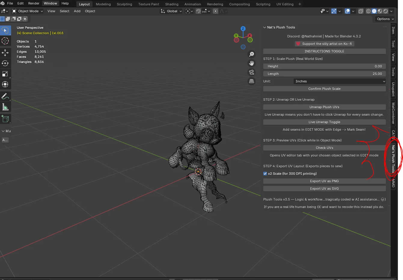 Nat's Plush Tools screenshot 2