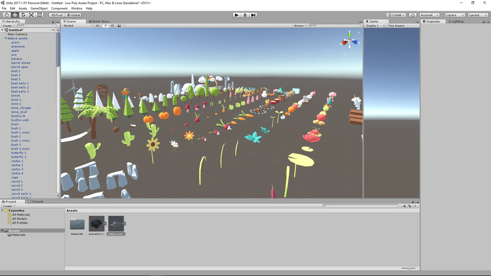 Nature Low Poly Asset Pack screenshot 3