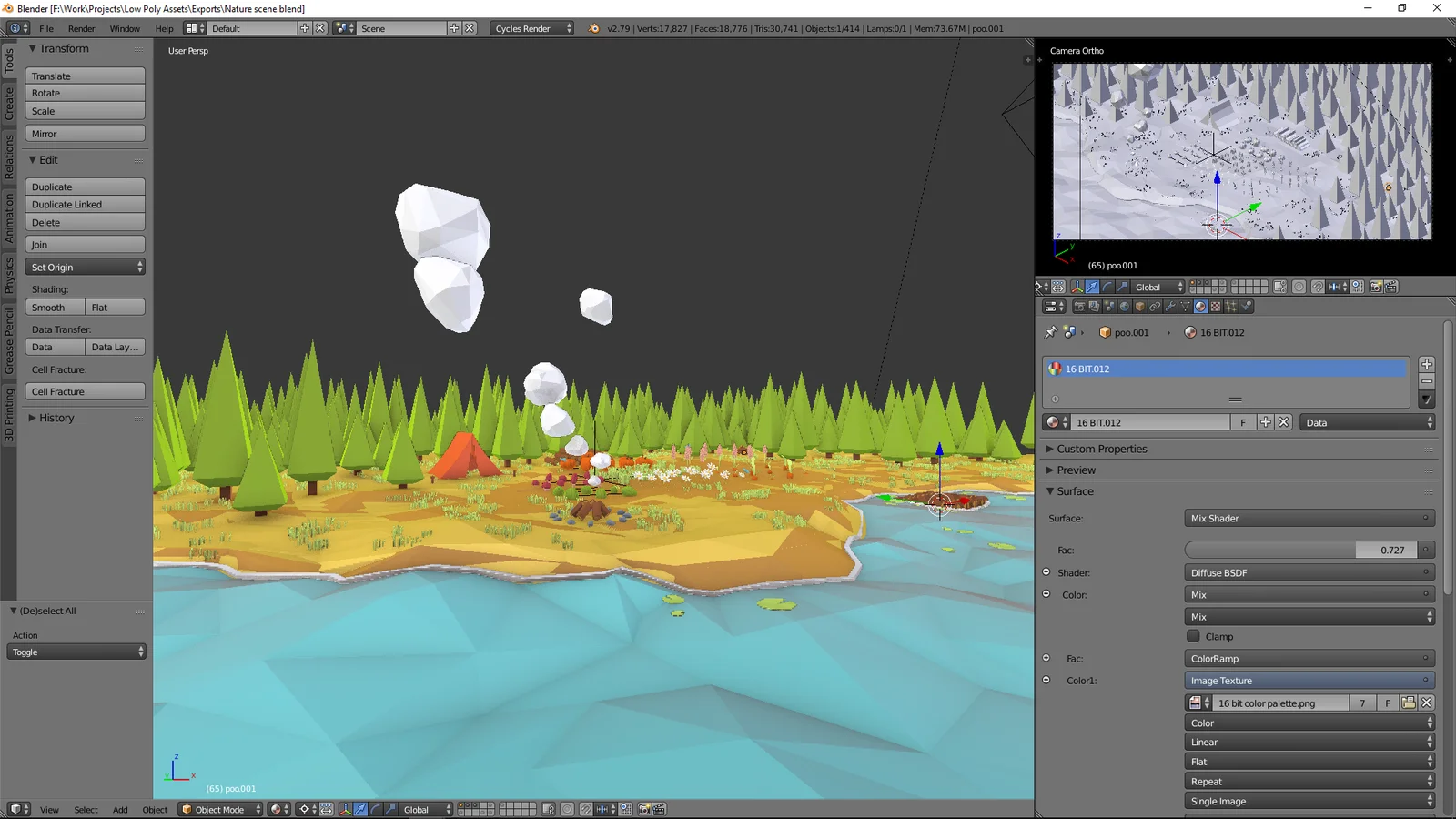 Nature Low Poly Asset Pack screenshot 4