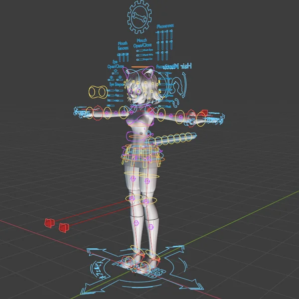 Neferpitou Model And Rig screenshot 8