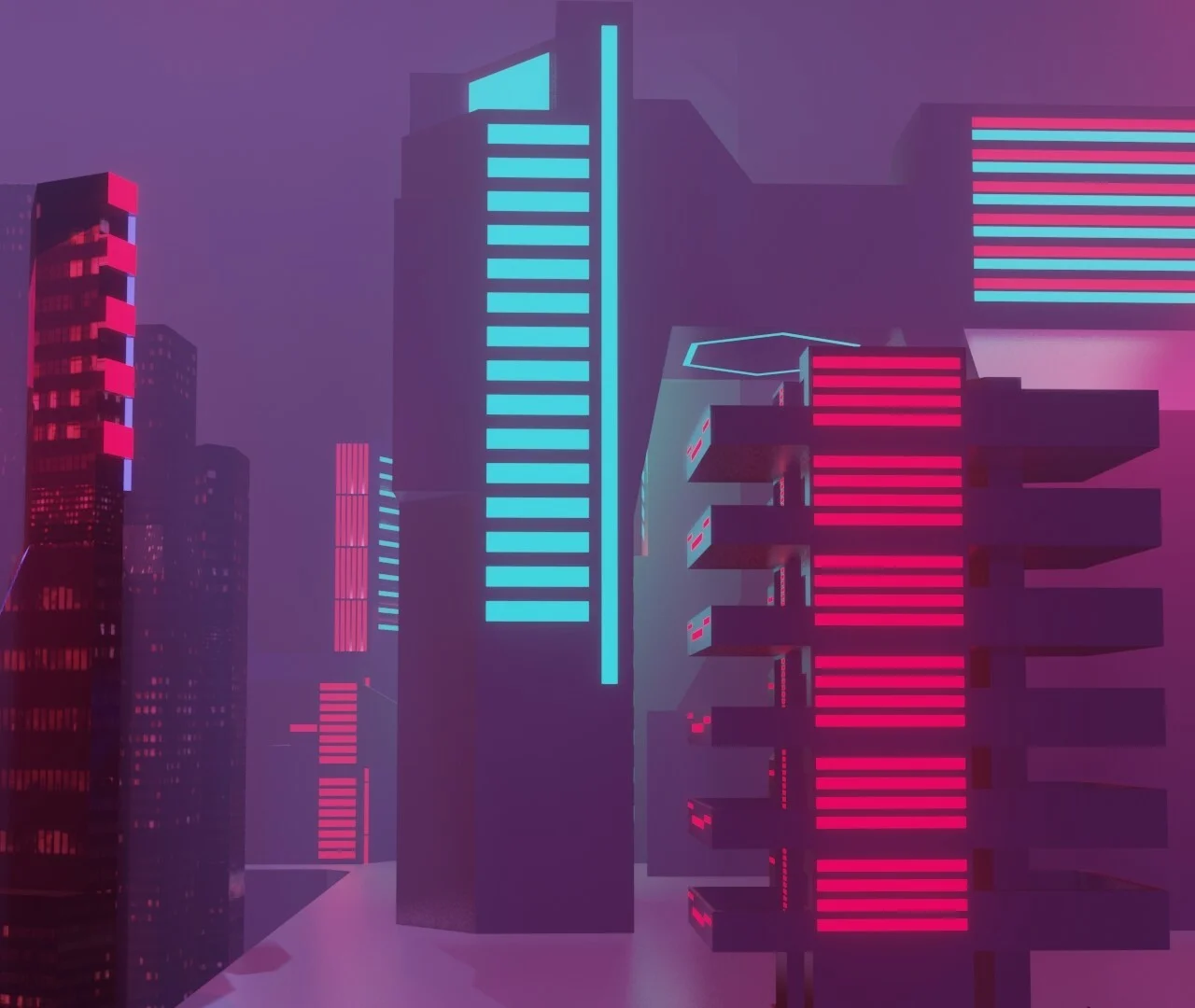 Neon City screenshot 2