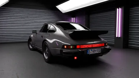 Neon Garage - Blender scenes