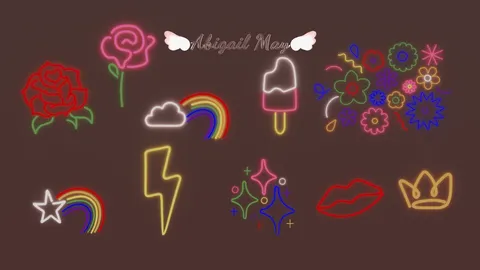 Neon Sign Pack 1 - Blender 3d models