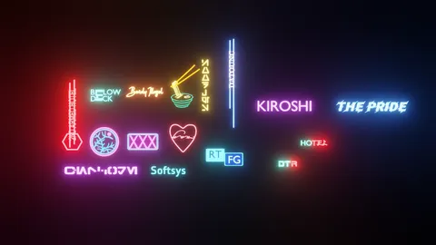 Neon Signs - Blender 3d models