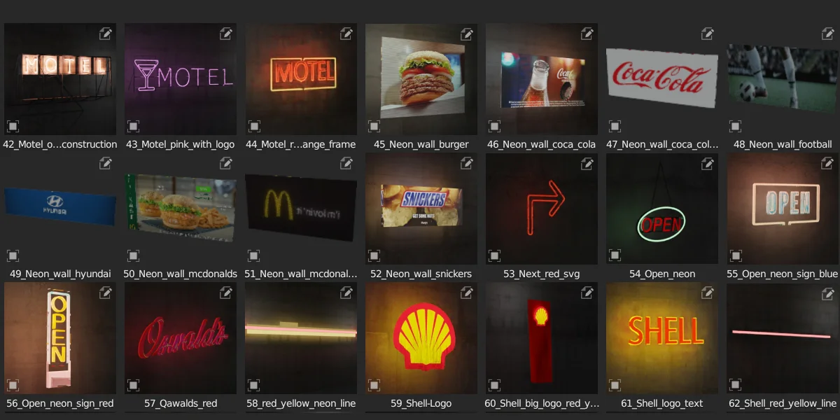 Neon Signs Asset Pack screenshot 4