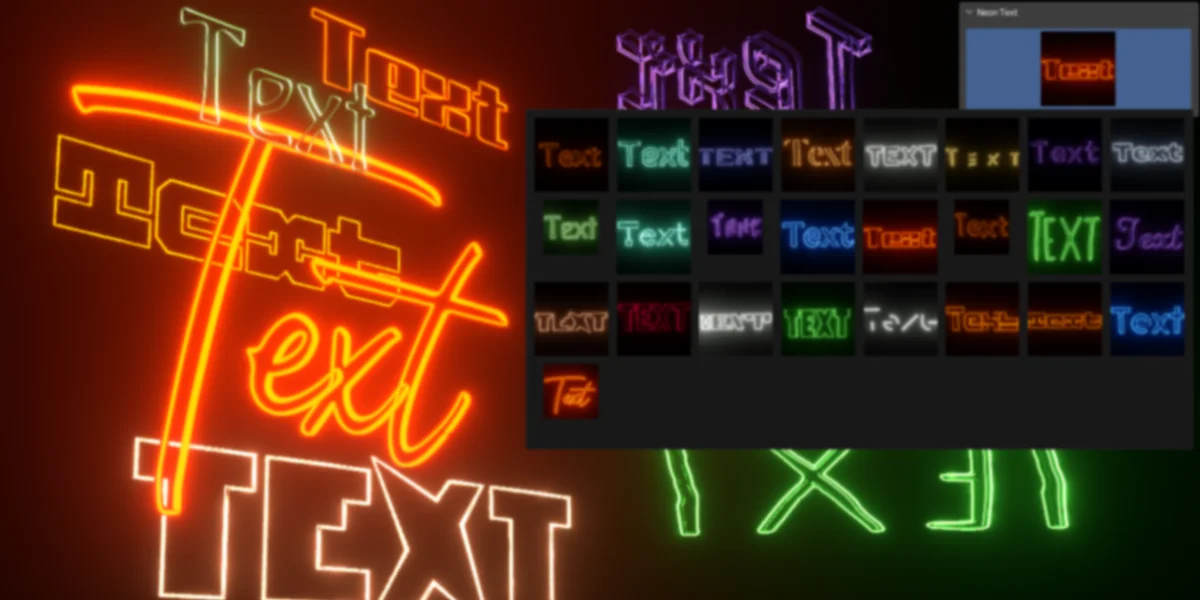 Neon Text screenshot 3