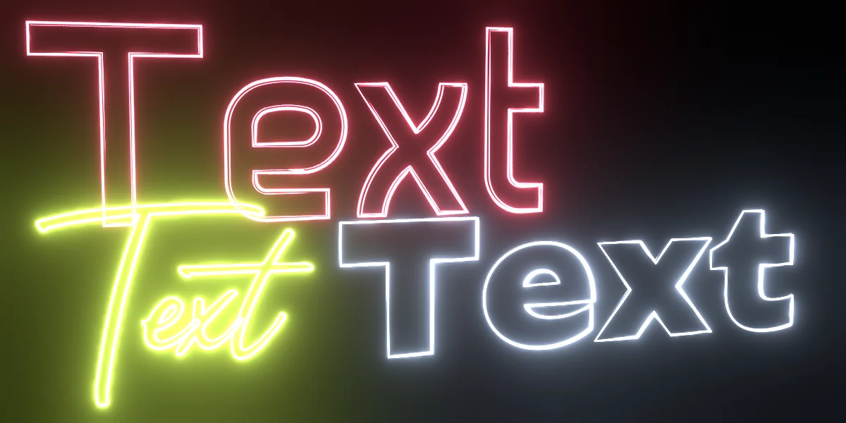 Neon Text screenshot 5
