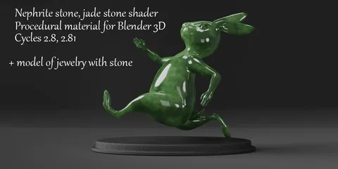 Procedural Nephrite Shader - Blender shaders