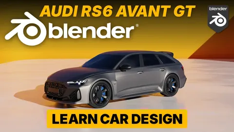 Audi RS6 Avant GT Course - Blender tutorials & courses