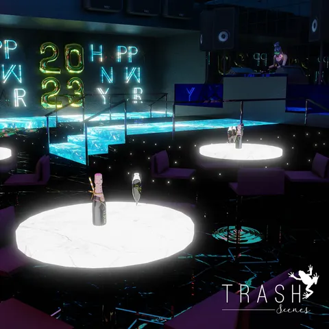 New Year Party - Blender scenes