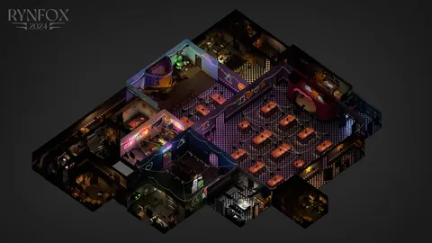 Next Week at Freddy's Map - Blender scenes