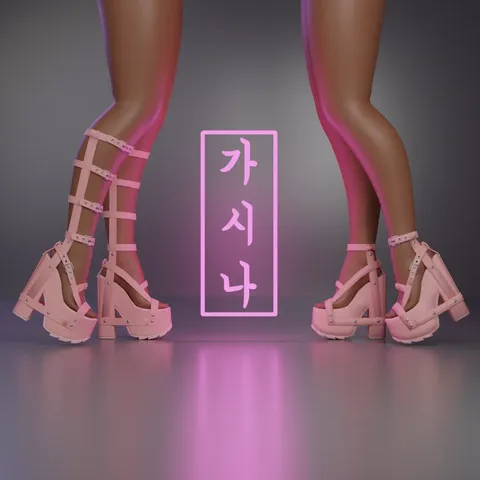 Nightcall Platform Boots - Blender 3d models