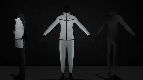 Nike Tech Fleece - Blender 3d models