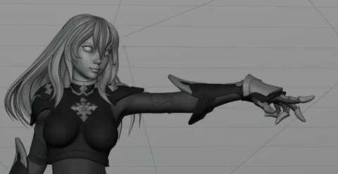 Ninja Girl Character Creation - Blender tutorials & courses