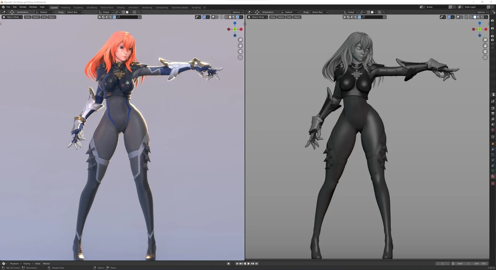 Ninja Girl Character Creation screenshot 3