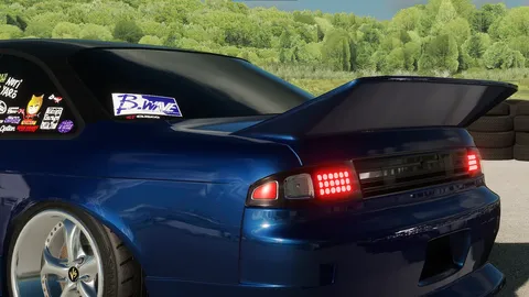 Nissan S14 B-Wave Wing - Blender 3d models