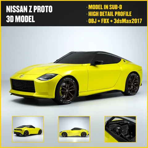 Nissan Z Proto Concept 2020 - Blender 3d models