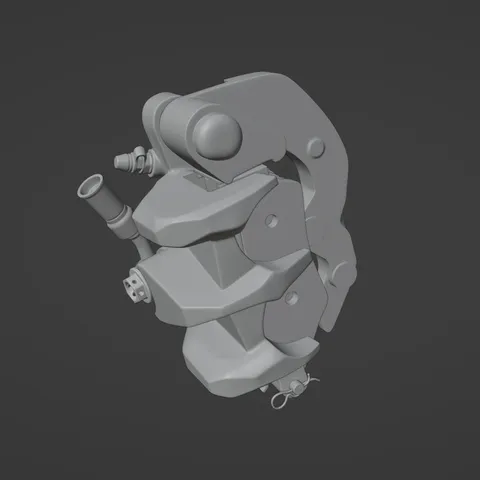 Nissin Front Brake Caliper - Blender 3d models