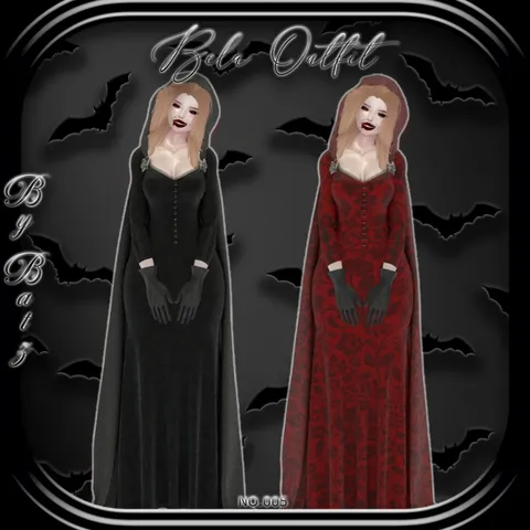 Bela Dress - Blender 3d models