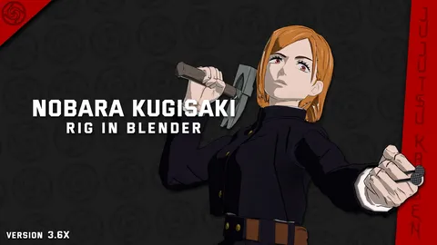 Nobara Kugisaki Rig - Blender 3d models