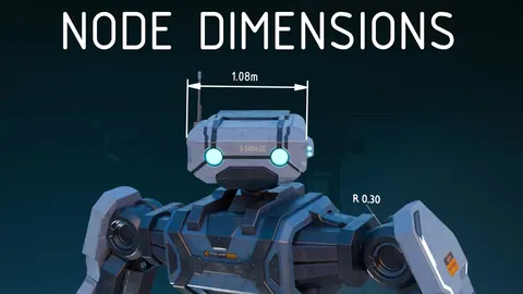 Node Dimensions - Blender addons