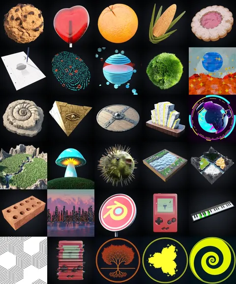 Nodevember 2020 Bundle - Blender shaders