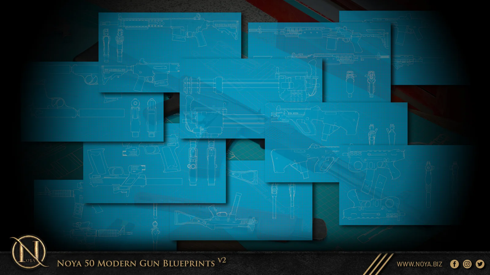 Modern Gun Blueprints screenshot 2