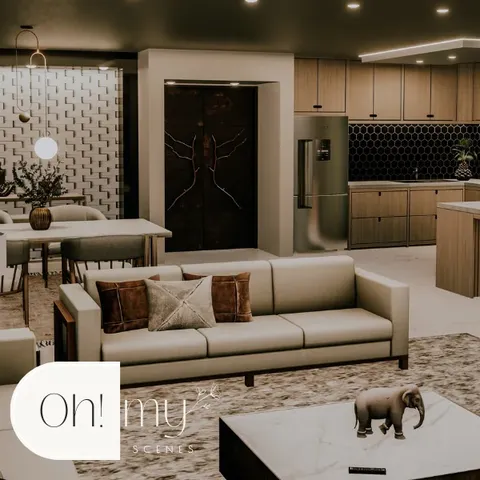 NY Loft Apartment Night - Blender scenes