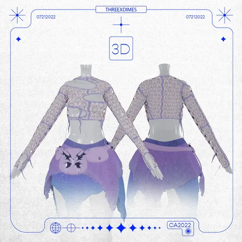 Nymph Sweater - Blender 3d models