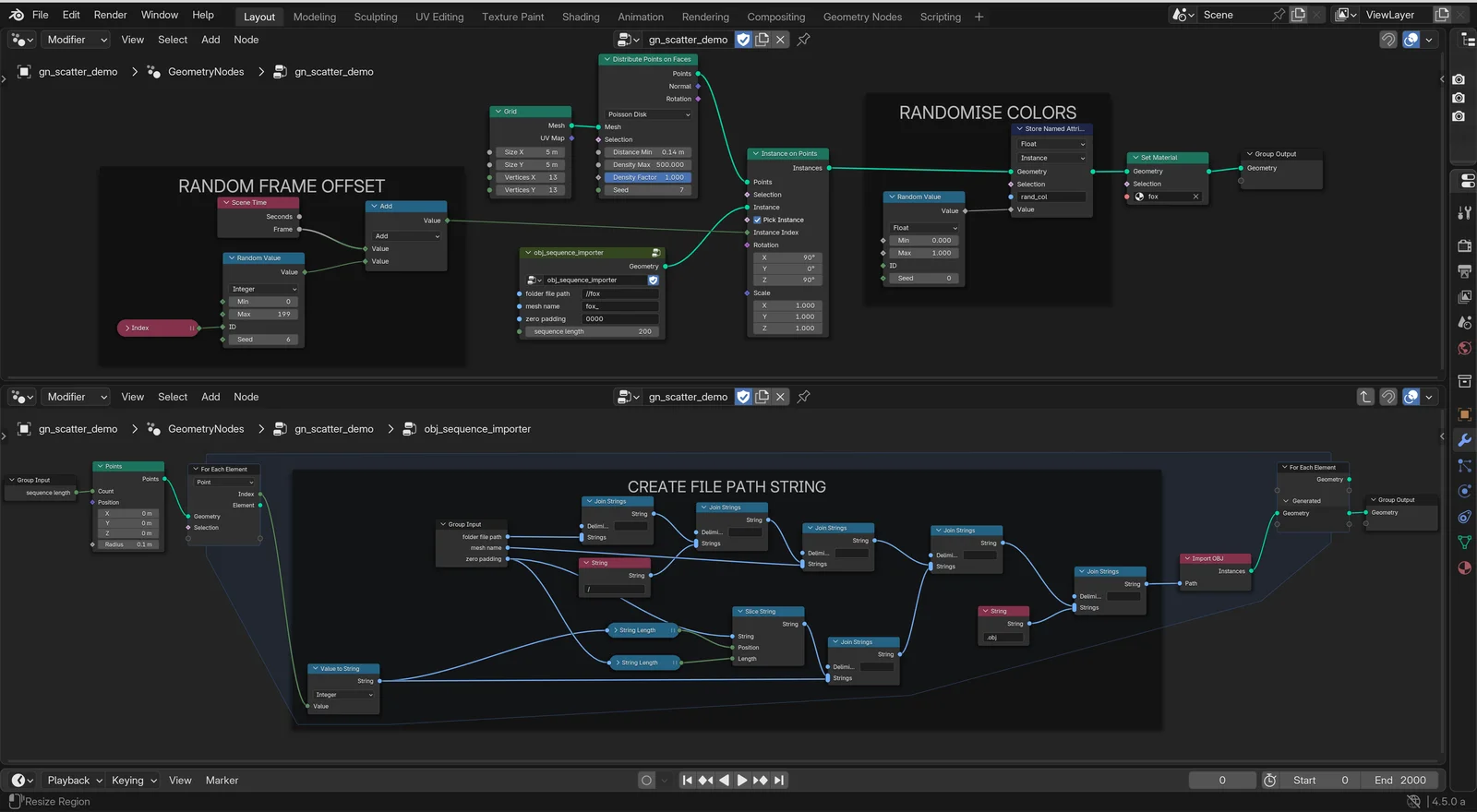 OBJ Mesh Sequence Importer screenshot 3
