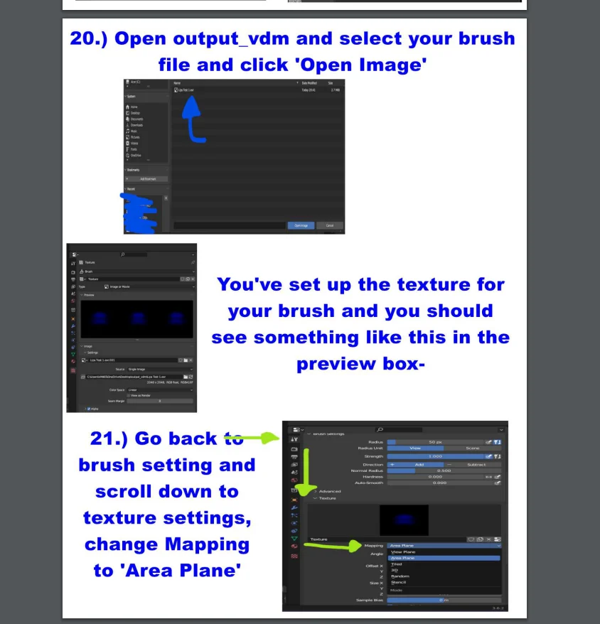 OBJs or VDMs to Blender Brushes screenshot 3
