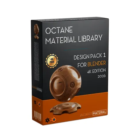 Octane Design Pack 1 - Blender shaders