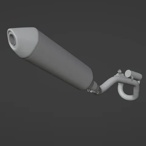 OEM KTM SXF Exhaust - Blender 3d models