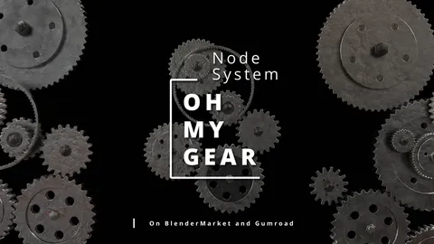 Oh My Gear - Blender geometry nodes