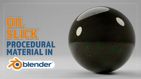 Oil Slick Procedural Material - Blender shaders