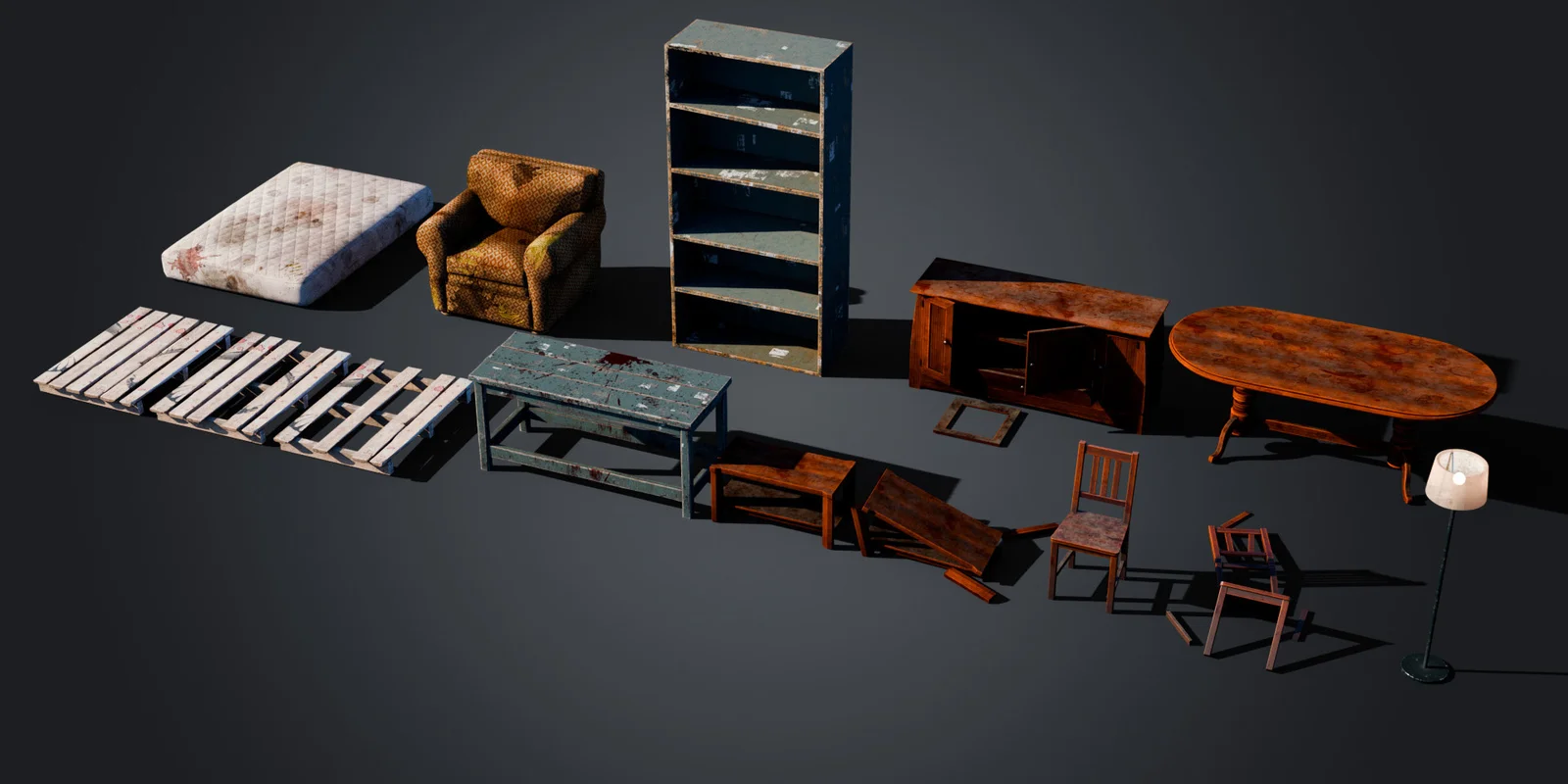 Old Furniture Asset Pack screenshot 3