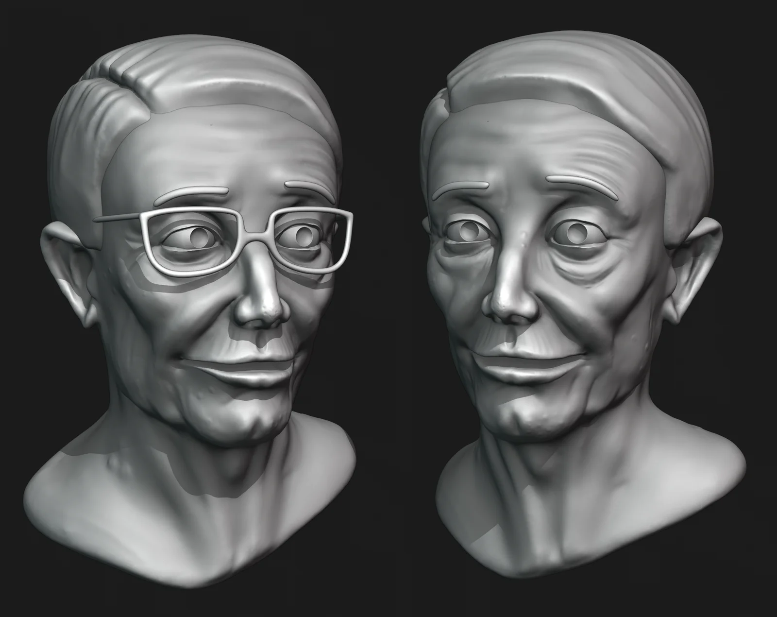 Old Man Face Sculpt screenshot 3