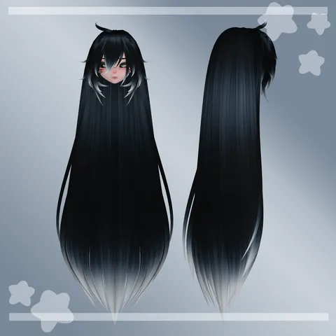 Old School Hair - Blender 3d models