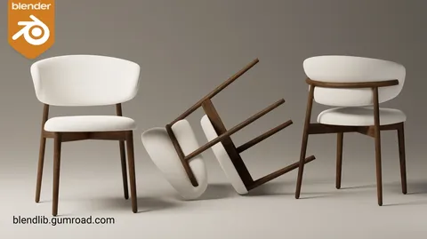 Oleandro Chair - Blender 3d models