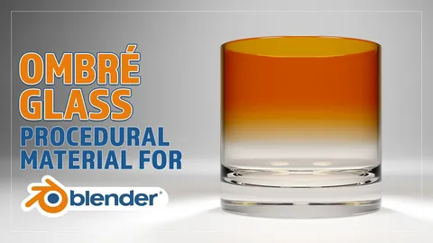 Ombre Glass Material - Blender shaders