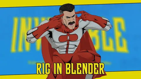 Omni-Man Rig - Blender 3d models