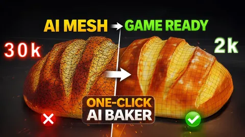 One-Click AI Baker - Blender addons