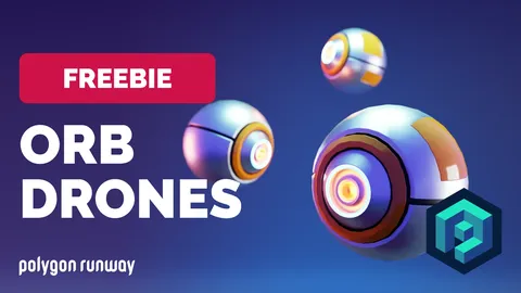 Orb Drones Scene - Blender scenes