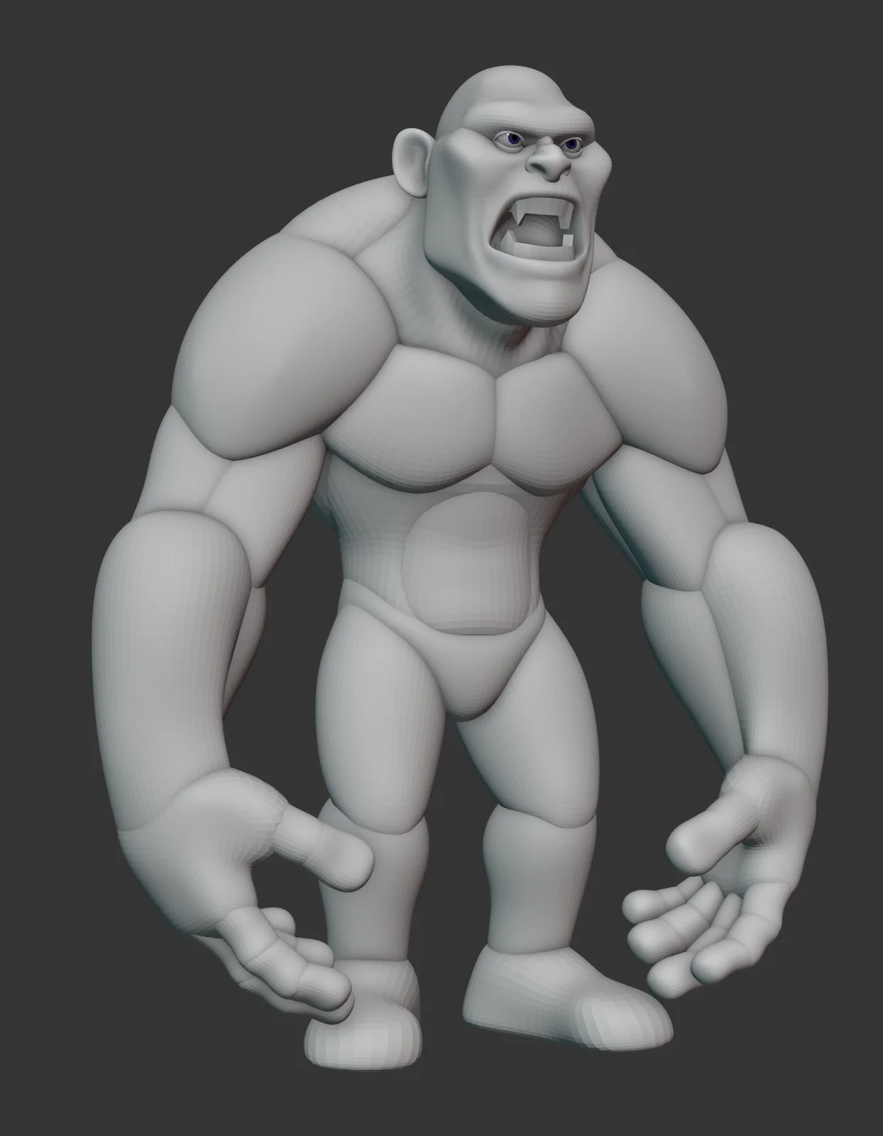 Orc Character Blockout screenshot 2